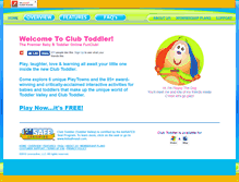 Tablet Screenshot of clubtoddler.com